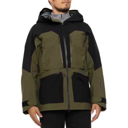 Salomon QST Gore-Tex® Pro Ski Jacket - Waterproof in Olive Night/Deep Black