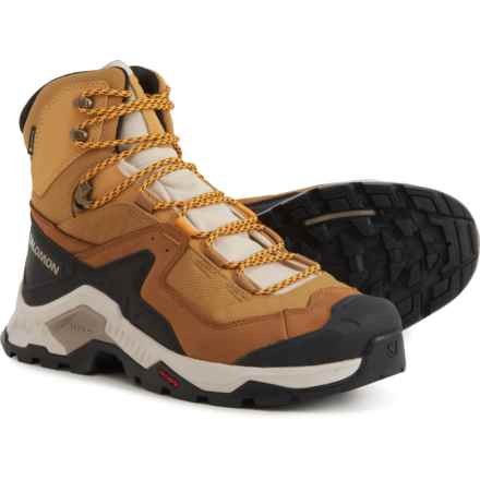Salomon Quest Element Gore-Tex® Heavyweight Hiking Boots - Waterproof, Leather (For Men) in Cumin/Blsand/Saf