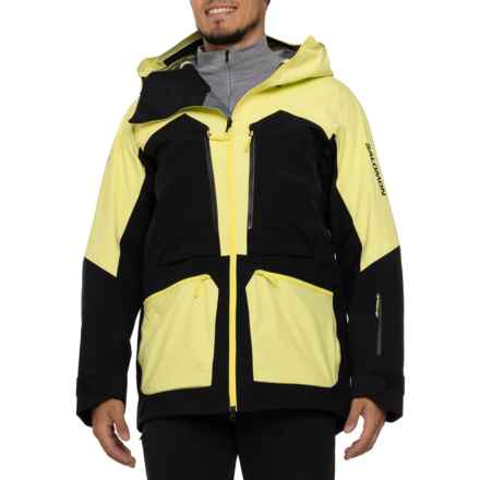 Salomon Quest Gore-Tex® Ski Jacket - Waterproof in Deep Black/Charlock