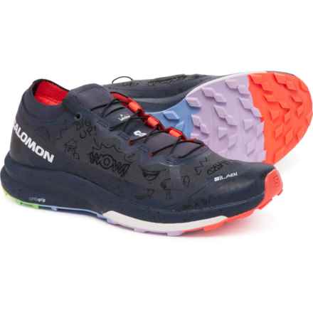 Salomon S/Lab Ultra 3 LTD Trail Running Shoes (For Men and Women) in Indink/Coral/Bla