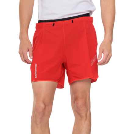 Salomon Sense Aero Running Shorts - 5” in Fiery Red