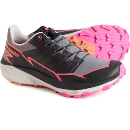 Salomon Trail Running Shoes (For Men) in Plum Kitten/Black/Pink Glo