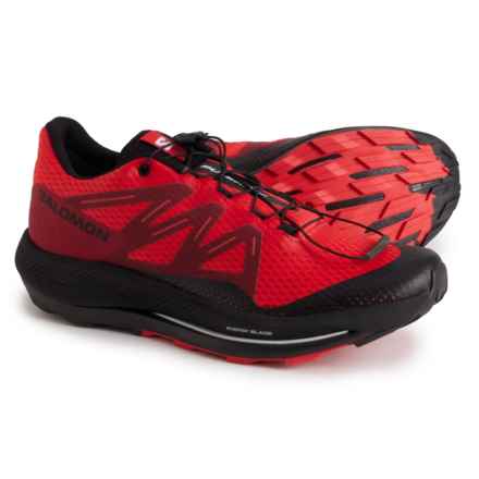 Salomon Trail Running Shoes (For Men) in Poppy Red/Bicycle Red/Black