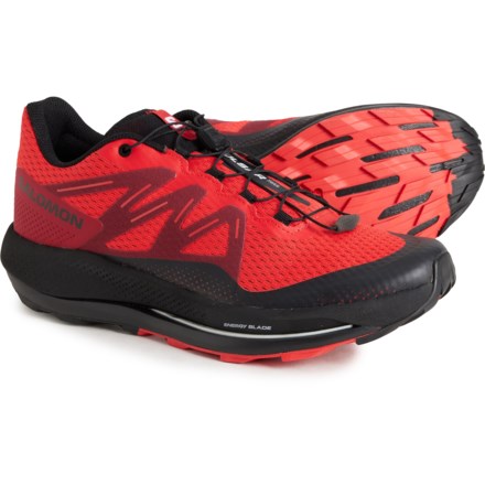 Salomon Trail Running Shoes (For Men) in Poppy Red/Biking Red/Black