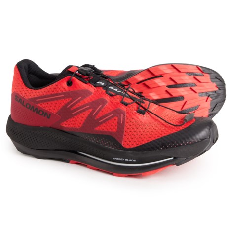 Salomon Trail Running Shoes (For Men) in Poppy Red/Bird/Black