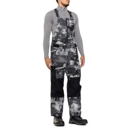 Salomon Transfer Bib Ski Pants - Waterproof in Ao/Deep Black