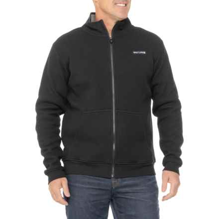 SALT LIFE Eventide Fleece Jacket in Black