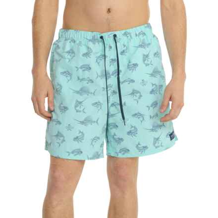 SALT LIFE Fish N Bones Boardshorts in Arubl