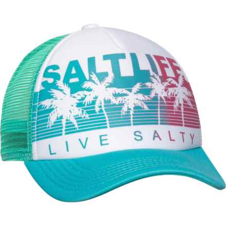 SALT LIFE Palm Promenade Baseball Cap (For Girls) in Trpte