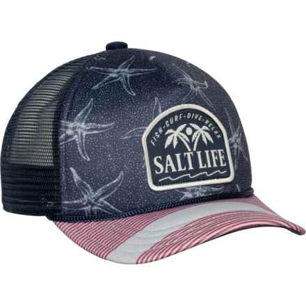 SALT LIFE Salty Honor Baseball Cap (For Boys) in Navy