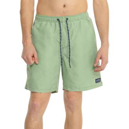 SALT LIFE Sandstone Volley Shorts in Kelp