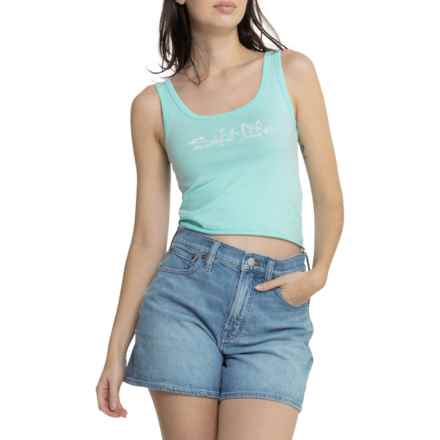 SALT LIFE Signature Crop Tank Top in Arubl