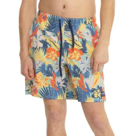 SALT LIFE Tropical Tuna Boardshorts in Green