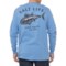 SALT LIFE Tuna Journey Tall T-Shirt - Long Sleeve in Chambray