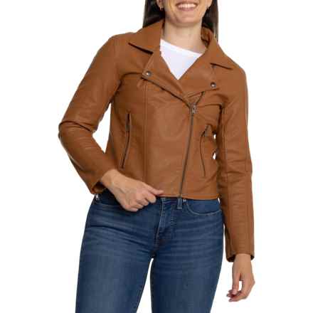 SALTWATER LUXE Motorcycle Jacket in Spice