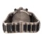 566HA_2 Salvatore Ferragamo F-80 Chronograph Watch - Stainless Steel Bracelet (For Men)