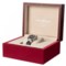 624KM_3 Salvatore Ferragamo Idillio Stainless Steel Watch - 34mm, Leather Strap (For Women)