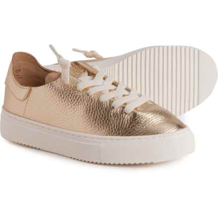 Sam Edelman Boys and Girls Poppy Sneakers - Leather in Goldleaf