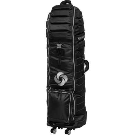 Samsonite Deluxe Spinner Golf Travel Cover with Club Head Protective Jacket in Black