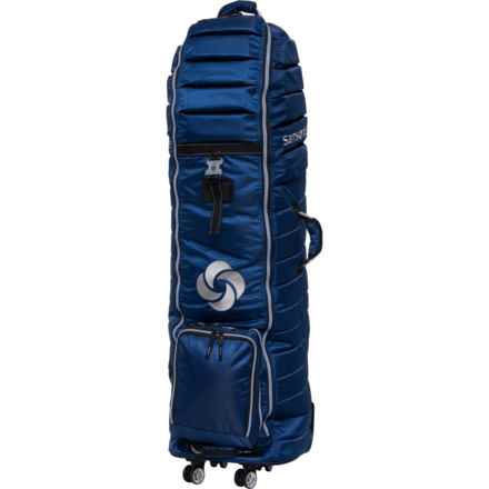Samsonite Deluxe Spinner Golf Travel Cover with Club Head Protective Jacket in Navy