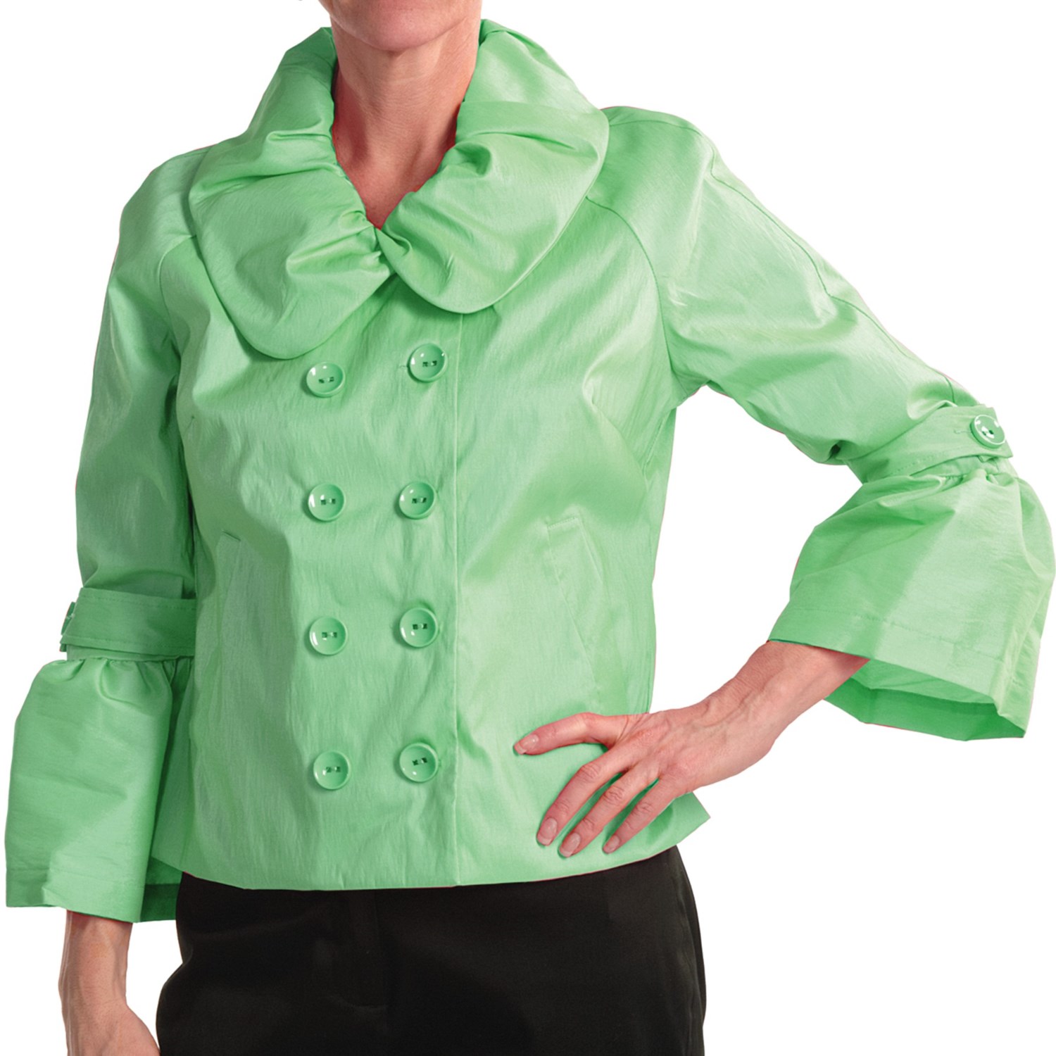 Samuel Dong Stretch Taffeta Jacket (For Women) 3730N 78