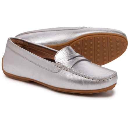 Samuel Hubbard Free Spirit Special Edition Driver Shoes - Leather (For Women) in Silver