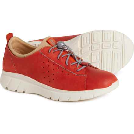 Samuel Hubbard Made in Portugal Flight Sport Shoes - Leather (For Women) in Sunset Orange