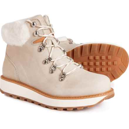 Samuel Hubbard Made in Portugal Shear Alpine V.2 Winter Boots - Nubuck (For Women) in White