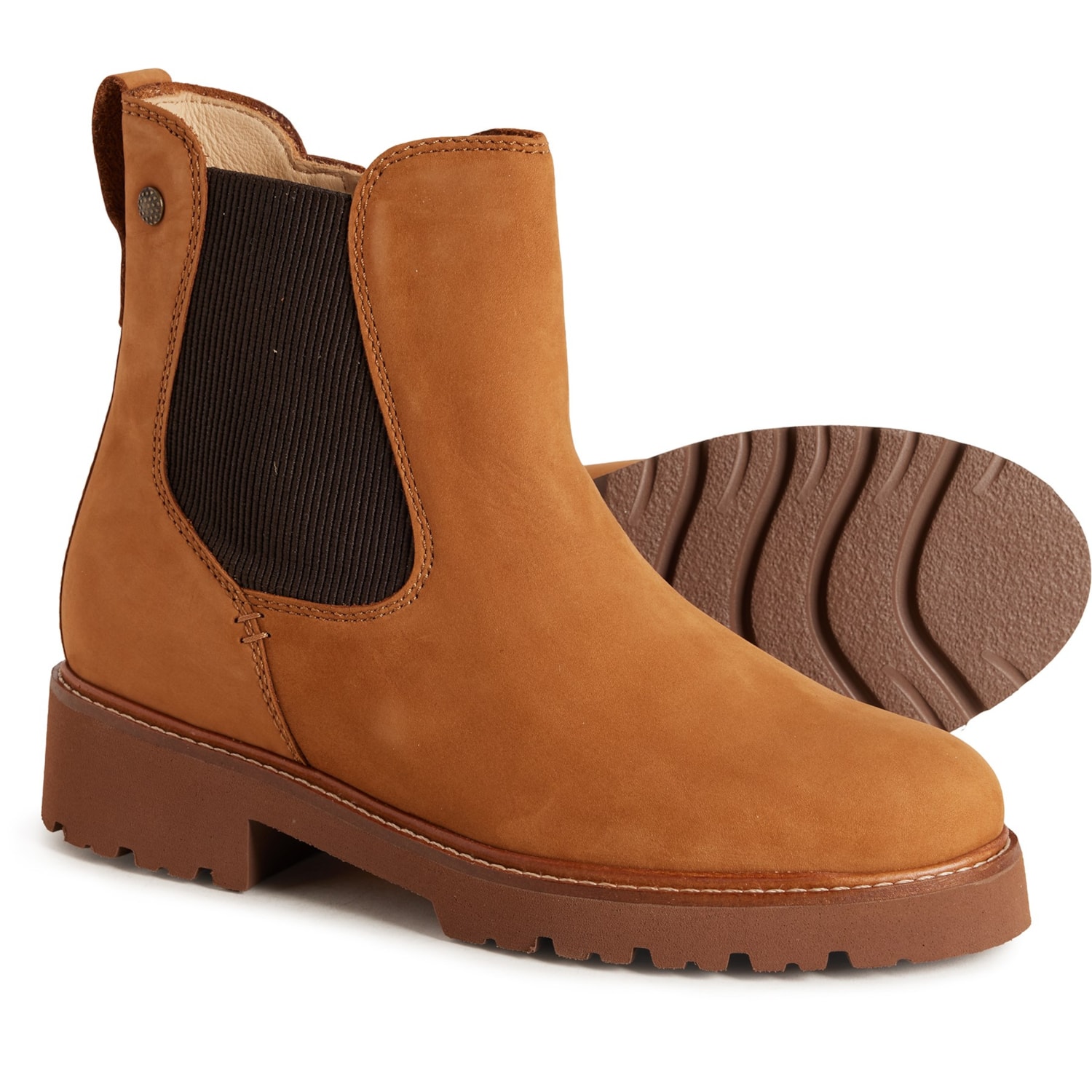 SAMUEL HUBBARD 24 SEVEN 2.0 MENS TAN LEATHER CHELSEA BOOTS PULL ON SIZE 10W Amazon.com | Samuel Hubbard 24 Seven 2.0 Dark Brown Leather  main image 2