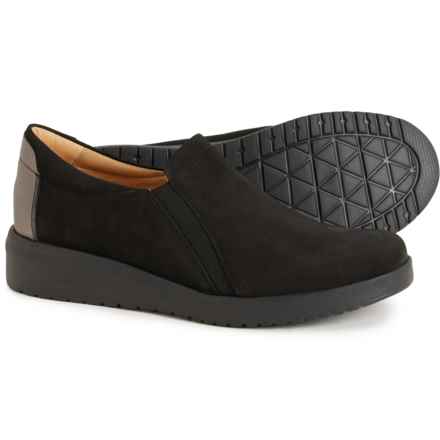 Samuel Hubbard Marin Shoes - Nubuck, Slip-Ons (For Women) in Black