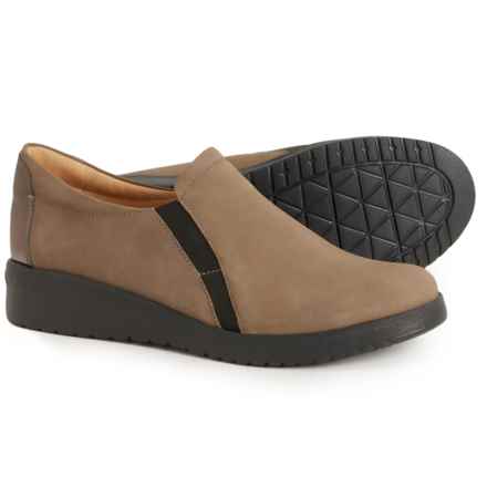 Samuel Hubbard Marin Shoes - Nubuck, Slip-Ons (For Women) in Taupe