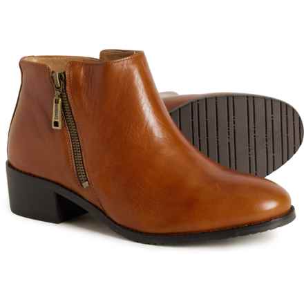 Samuel Hubbard Valencia Ankle Boots - Leather, Wide Width (For Women) in Whiskey