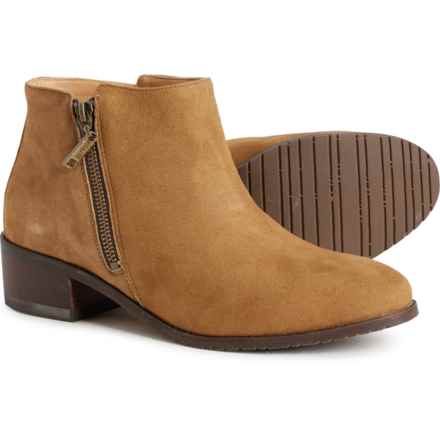 Samuel Hubbard Valencia Ankle Boots - Suede, Wide Width (For Women) in Tan