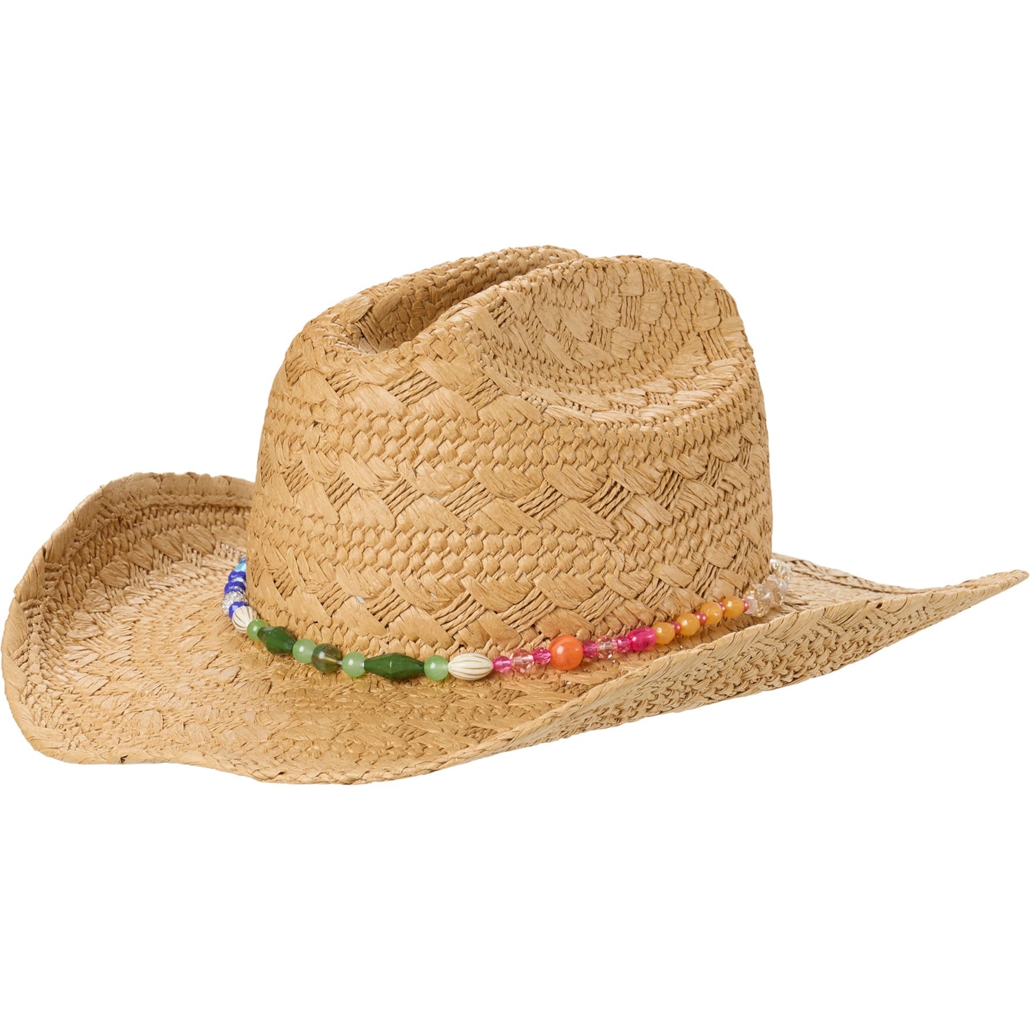 San Diego Hat Company Elena Cowboy with Rolled Wire Brim Edges in Toast San Diego Hat Company Women main image 2