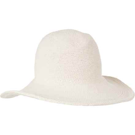 San Diego Hat Company Cotton Crochet Hat - UPF 50+ in Natural