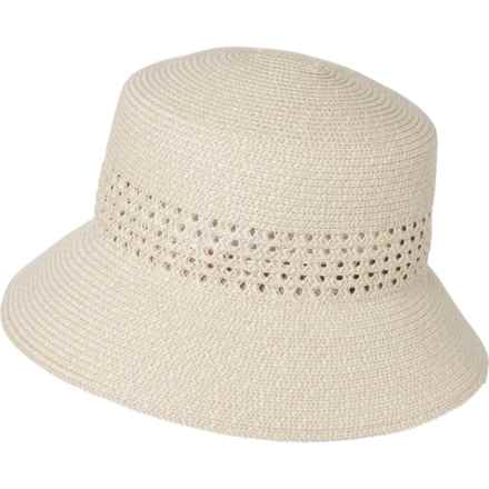 San Diego Hat Company Crochet  Bucket Hat (For Women) in Natural