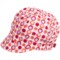 7271X_2 San Diego Hat Company Dot Cap - Reversible (For Girls)