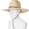 4XVVT_2 San Diego Hat Company El Campo Wide Brim Ultra-Braid Hat - UPF 50+ (For Men and Women)