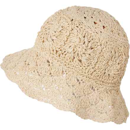 San Diego Hat Company Hobo Hand-Crocheted Bucket Hat (For Women) in Natural