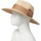 1VXUW_2 San Diego Hat Company Mixed Texture Buckle Fedora (For Women)