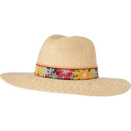 San Diego Hat Company Mixed Ultra-Braid Fedora - UPF 50+ in Natural