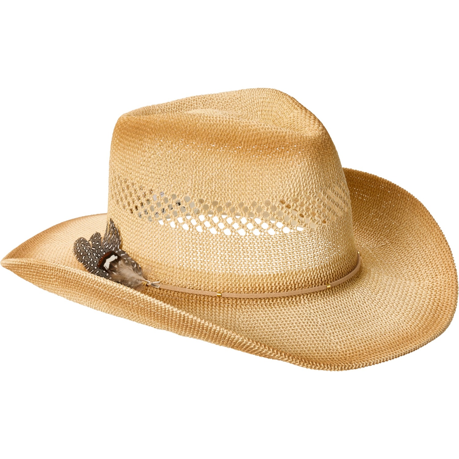 Cowboy Hat - San Diego Hat Co San Diego Hat Company Elena Straw Cowboy Hat – Papillon Rouge main image 3