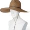 4XVVU_2 San Diego Hat Company Pinched Ultra-Braid Wide Brim Hat with Chin Cord - UPF 50+ (For Men and Women)