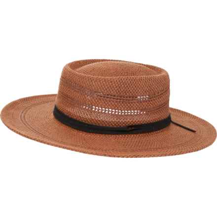 SAN DIEGO HAT Jackson Boater Hat (For Women) in Brown