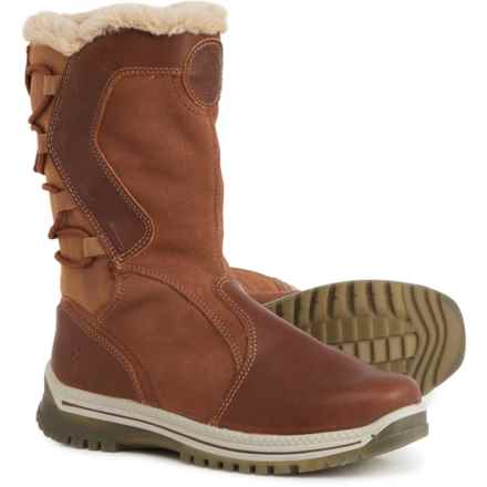 Santana Canada Made in Italy Mayer Luxe Snow Boots - Waterproof, Leather (For Women) in Cognac