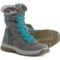 Santana Canada Made in Italy Mio Wool-Lined Snow Boots - Waterproof, Leather (For Women) in Grey/Turq