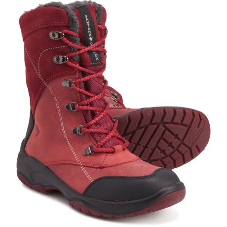santana canada red boots