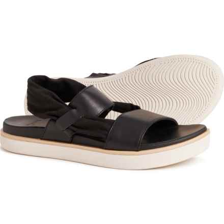 Sanuk Cosmic Sutra Sling LX Print Sandals - Leather (For Women) in Black