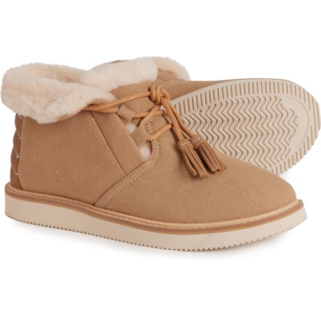 Sanuk Cozy Vibe Mid SL Boots (For Women) in Tannin