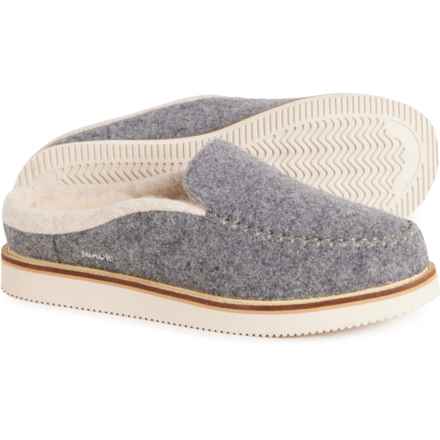 Sanuk Cozy Vibe Slippers - Wool (For Women) in Charcoal